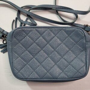 Flordariso Italian Genuine Leather Bag Blue